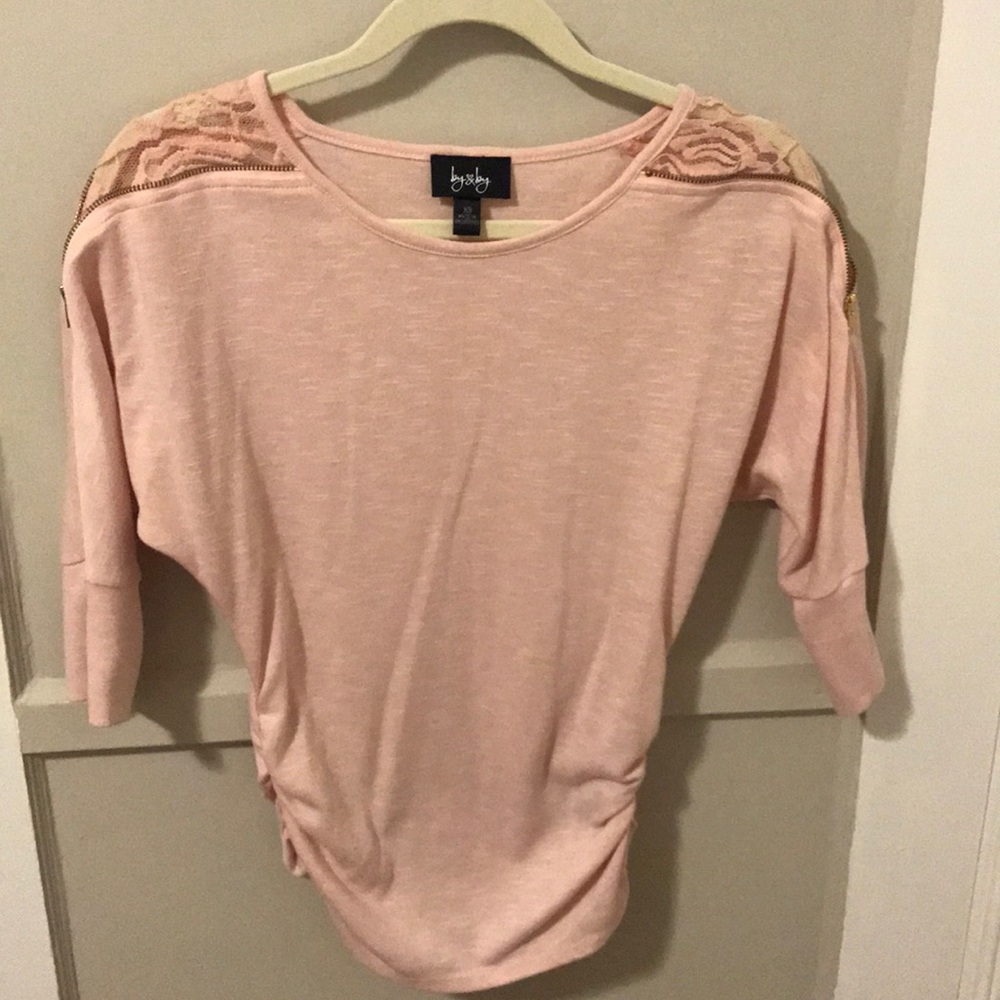Baby pink dressy shirt